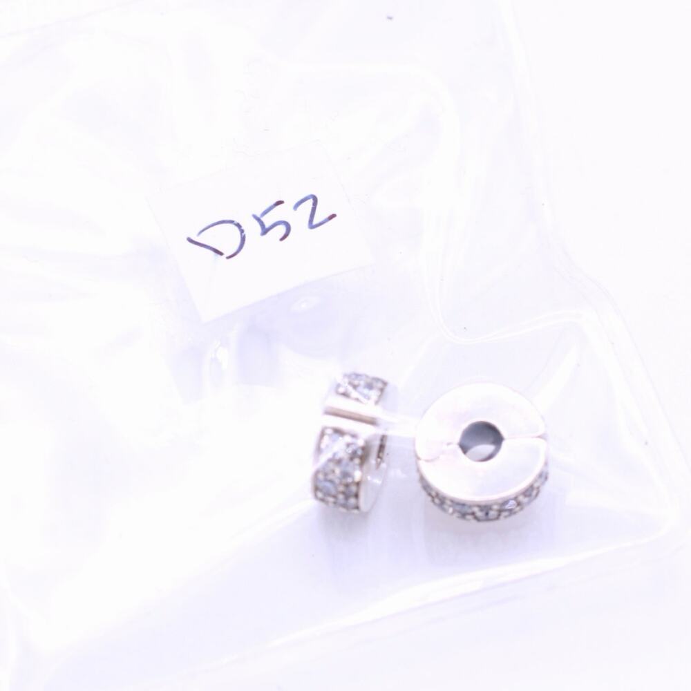 Two- Authentic PANDORA Clear Shining Elegance Clip with Silicone Core - Picture 13 of 13